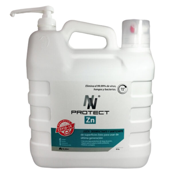 jabón desinfectante sanitizante 9 lts nnprotect