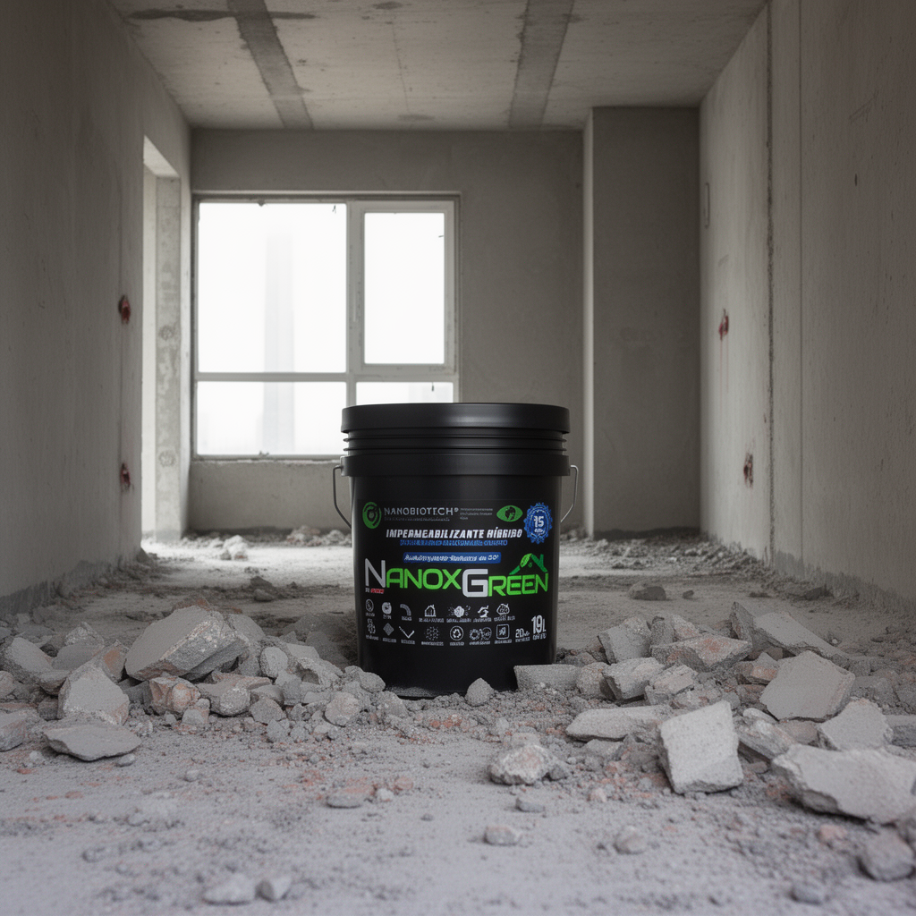 Impermeabilizante Híbrido NANOXGREEN Reduce CO² - Imagen 4