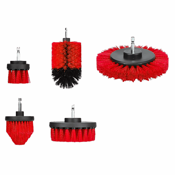 Kit de cepillos para detallado automotriz
