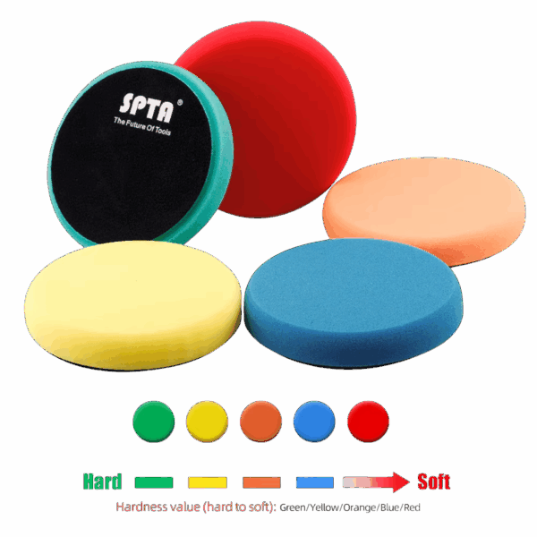 Set de Almohadillas SPTA 5"para Detailing - Imagen 2