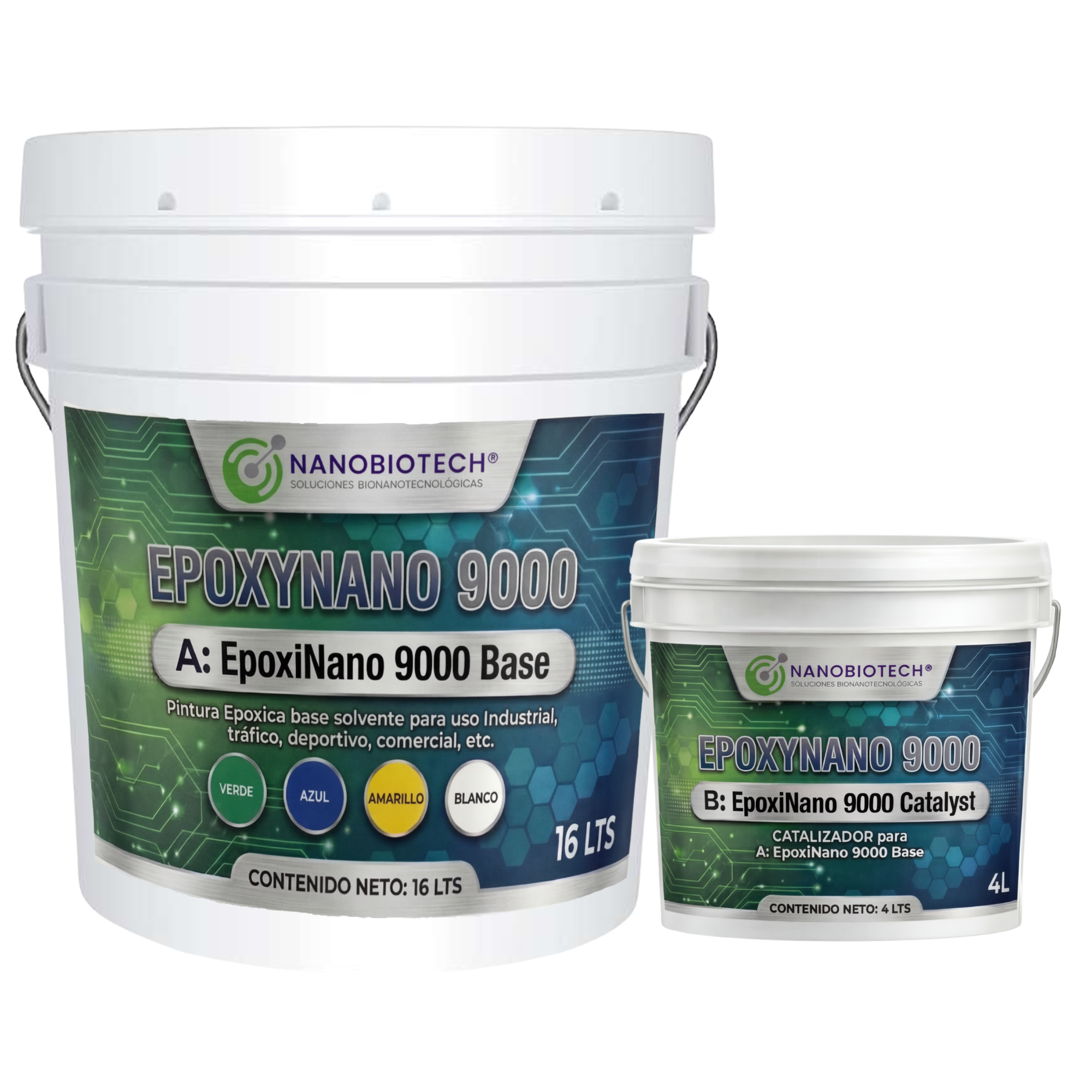 Píntura Epóxica Alto Desempeño EpoxiNano 9000